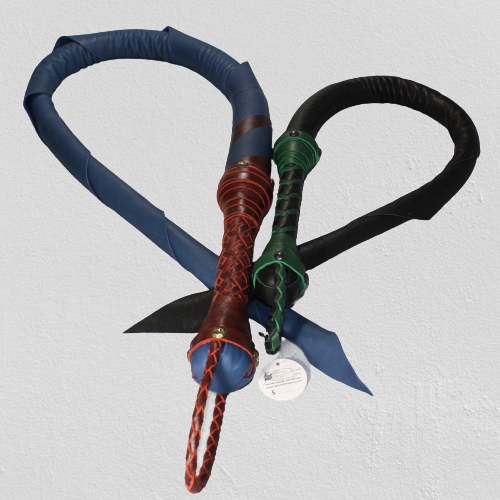 Leather Dragon Tail Whip - Custom to order