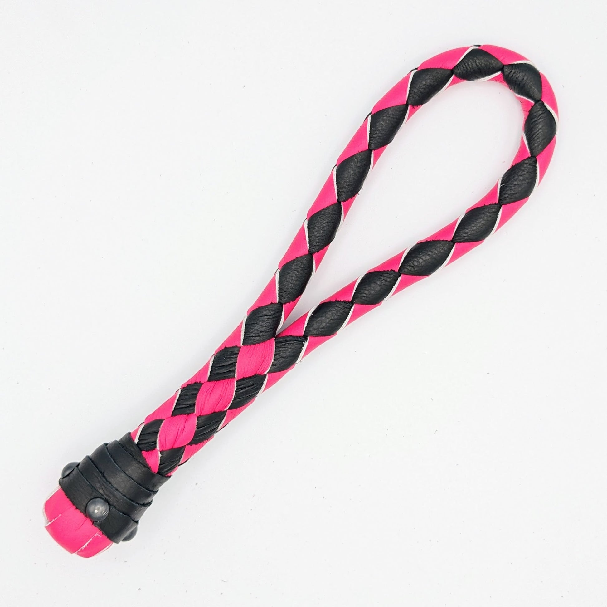 Braided Loop Cable Slapper - Braided Leather paddle