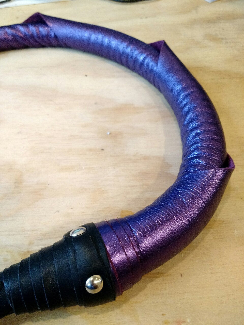 Leather Dragon Tail Whip - Custom to order