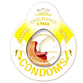 "Endurance Condoms - Banana - 3 Pack HTP2090"
