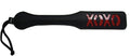 "Sex and Mischief Xoxo Paddle - Black SS100-63"