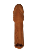 "Skinsations Latin Lover Series Husky Lover 7 Inch Vibrating - Brown HTP3059"
