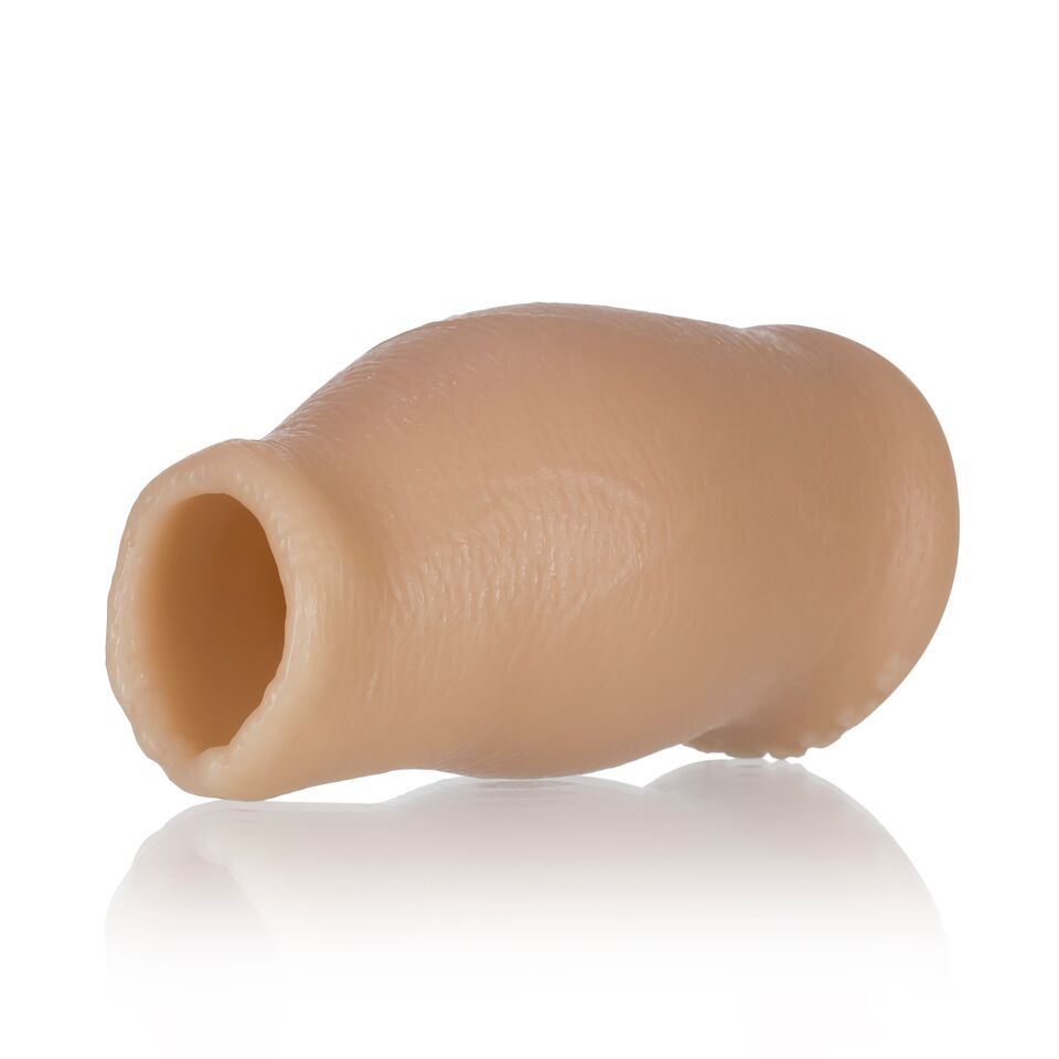 "Hood Moreskin Silicone Faux Foreskin - Light Tone - Medium/large OX-1353-LXL-L"