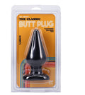 Classic Butt Plug Smooth - Large - Black