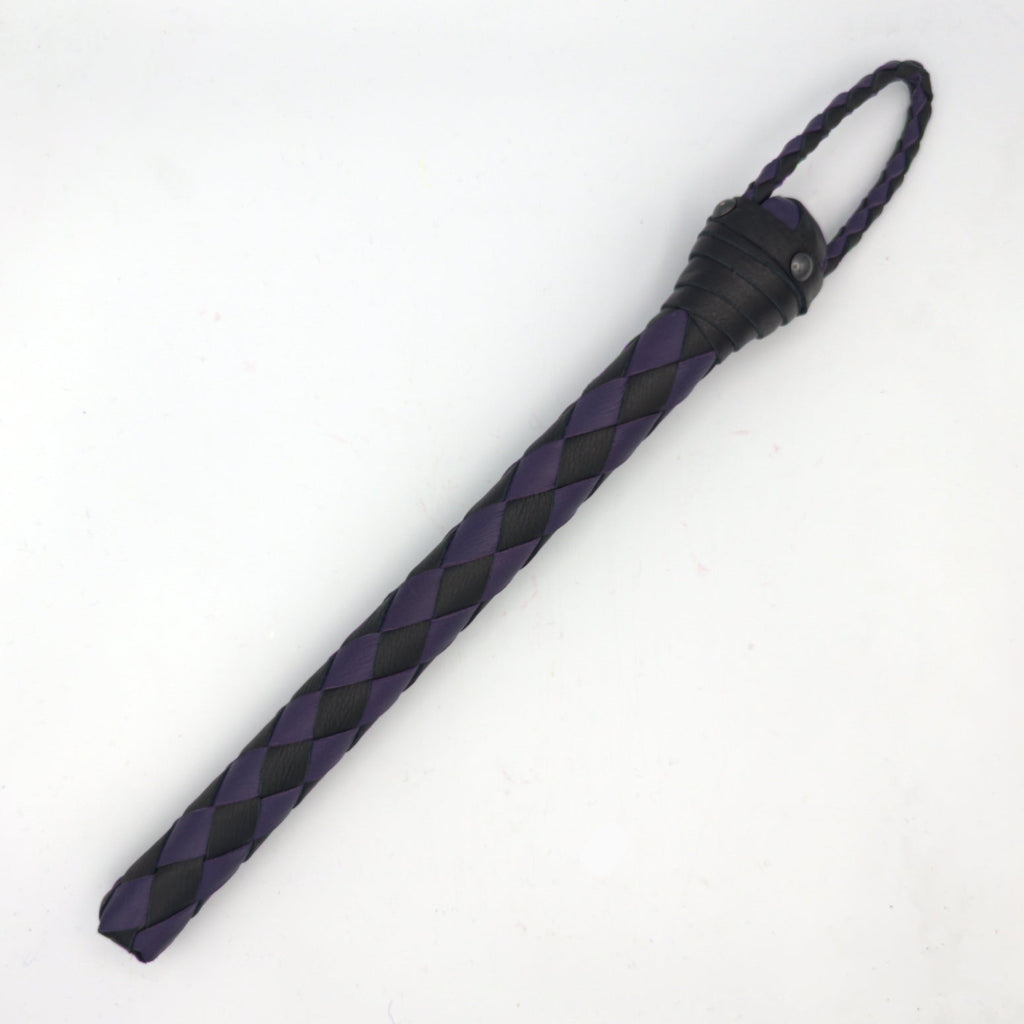 BraidJack! - Braided Leather Thumper - Braided Leather Paddle