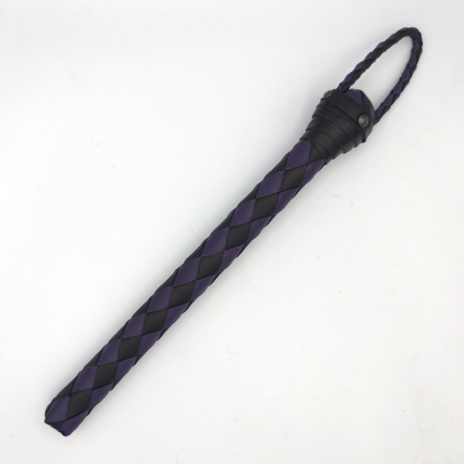 BraidJack! - Braided Leather Thumper - Braided Leather Paddle