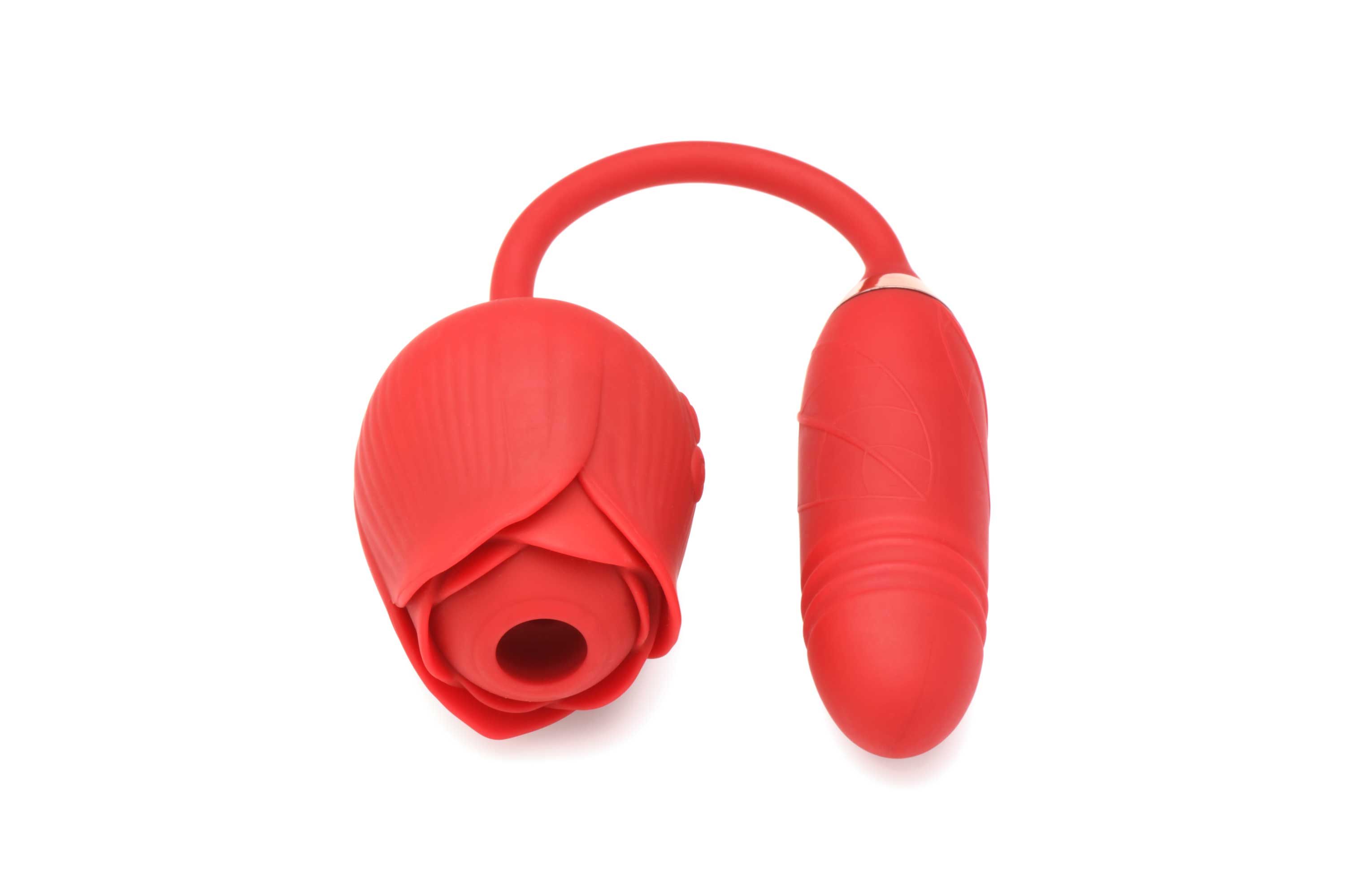 Bloomgasm Romping Rose Suction and Thrusting Vibrator