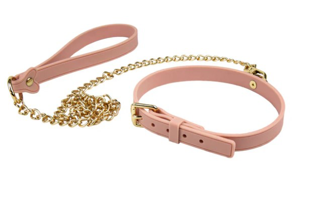 "Temptasia Ardor - Collar and Leash - Pink BL-55540"