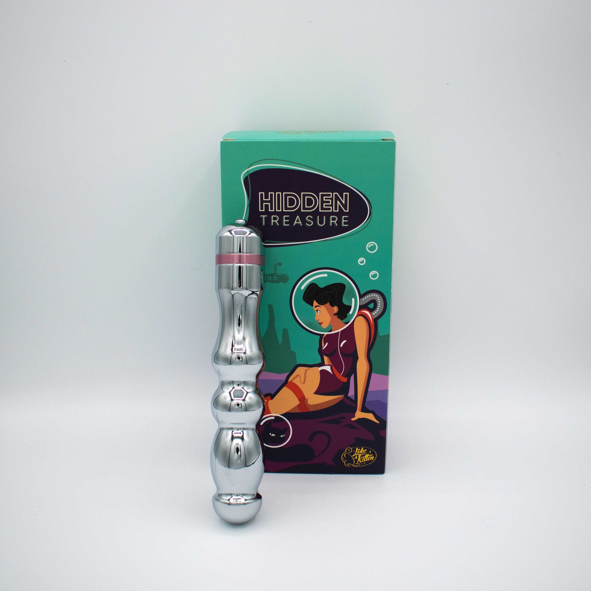 Hidden Treasure Metal Vibrator Dildo
