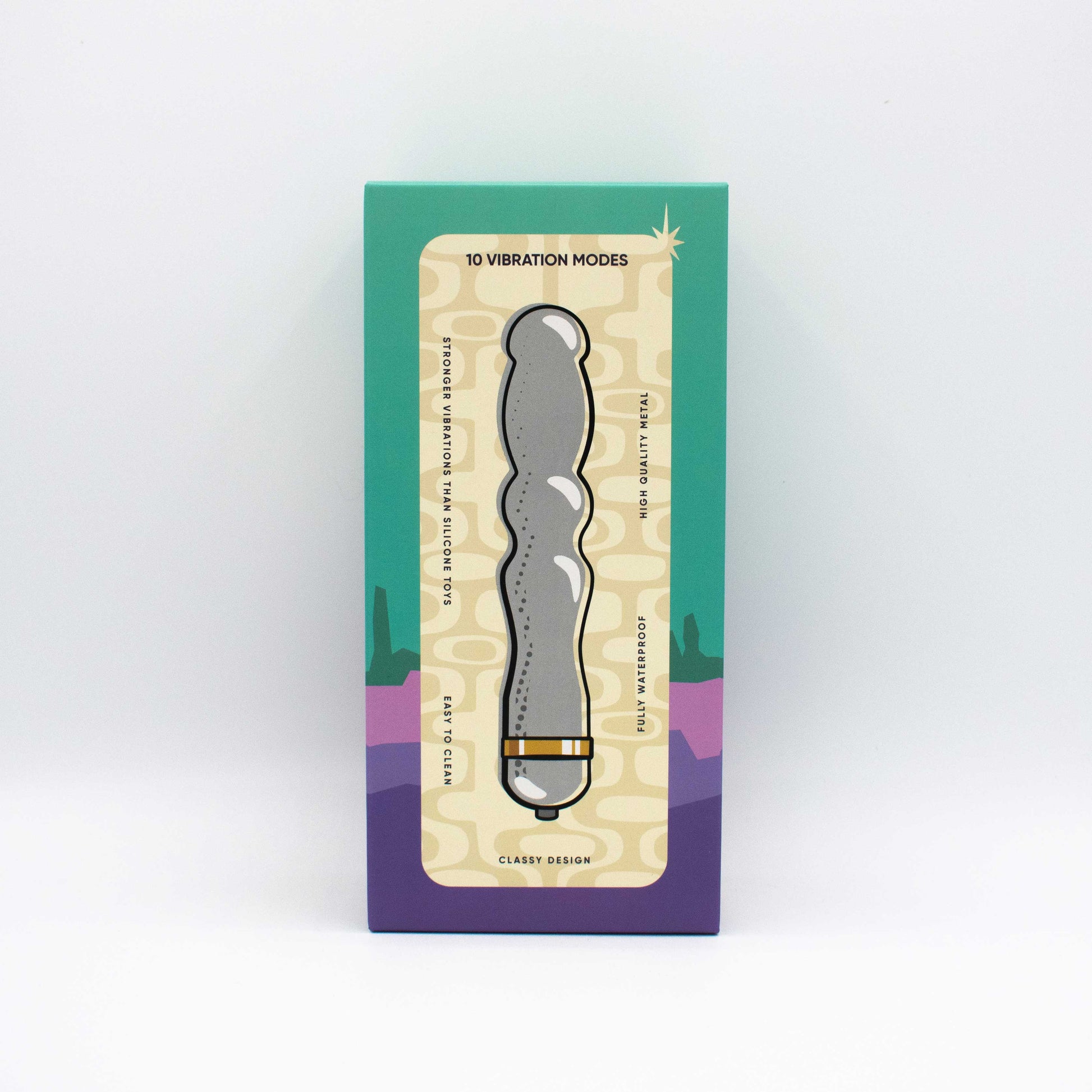 Hidden Treasure Metal Vibrator Dildo