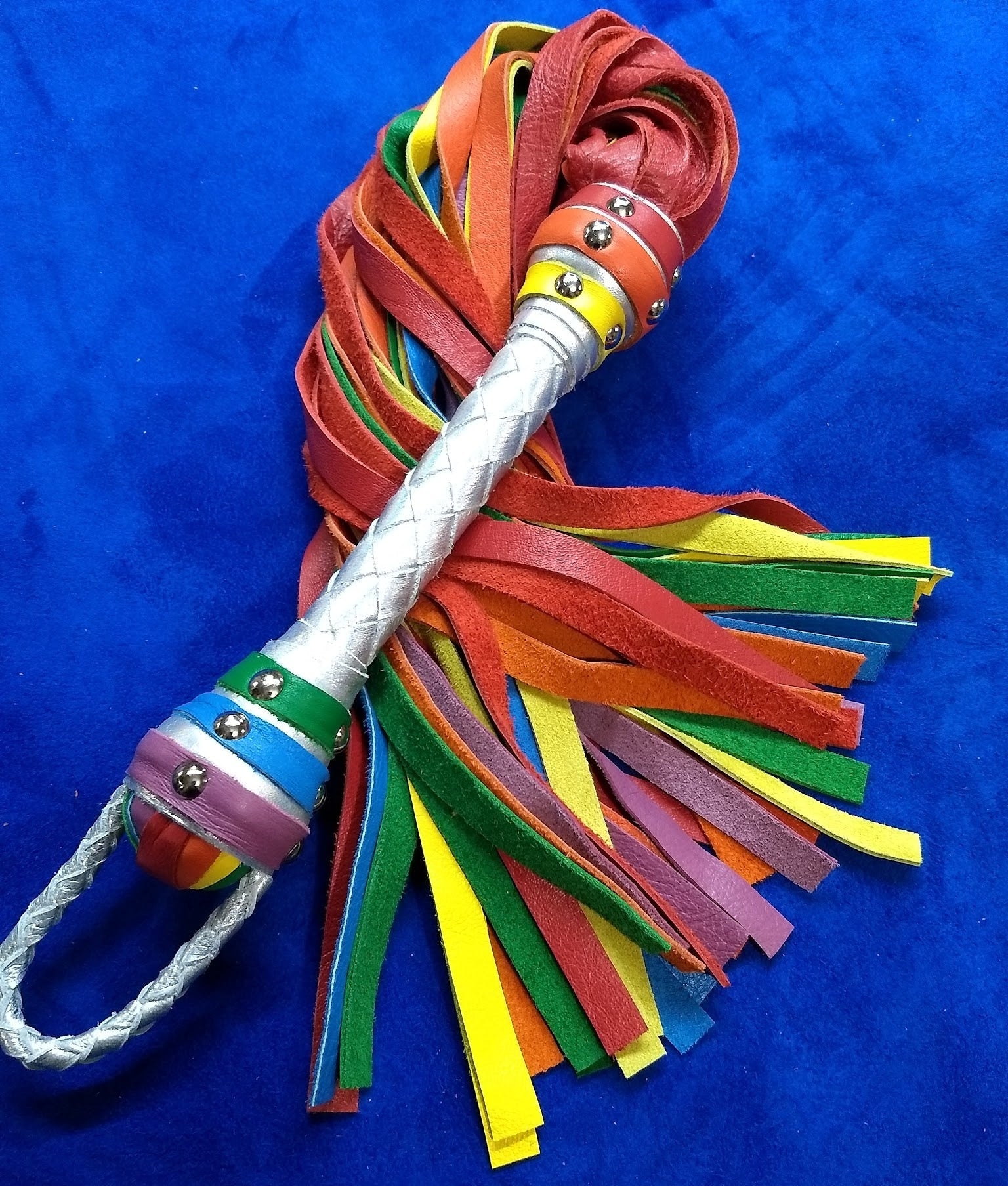 Rainbow Flogger &  Pride Floggers – Single or Florentine