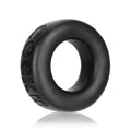 "Cock T Comfort Cockring by Atomic Jock Silicone Smoosh - Black OX-AJ1003-BLK"