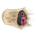 "Savage She-Wolf Silicone Stroker - Brown CC-AH618"
