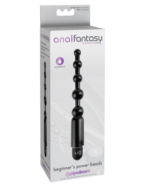 Anal Fantasy Collection Beginners Power Beads - Black