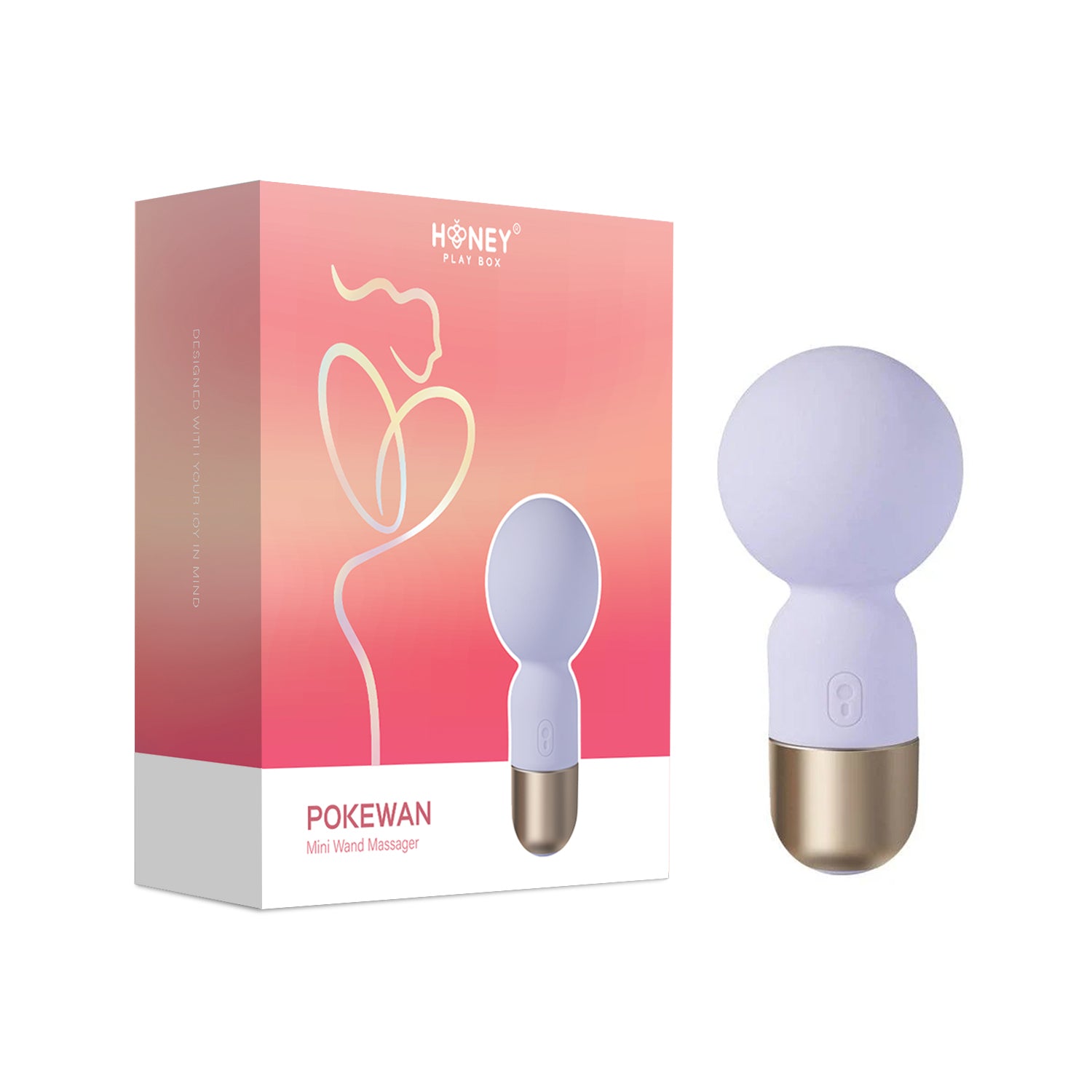 Pokewan Pocket Mini Vibrating Wand Massager