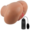 "Luna Realistic Vagina and Ass Vibrator - Tan BM-009244Z-1"