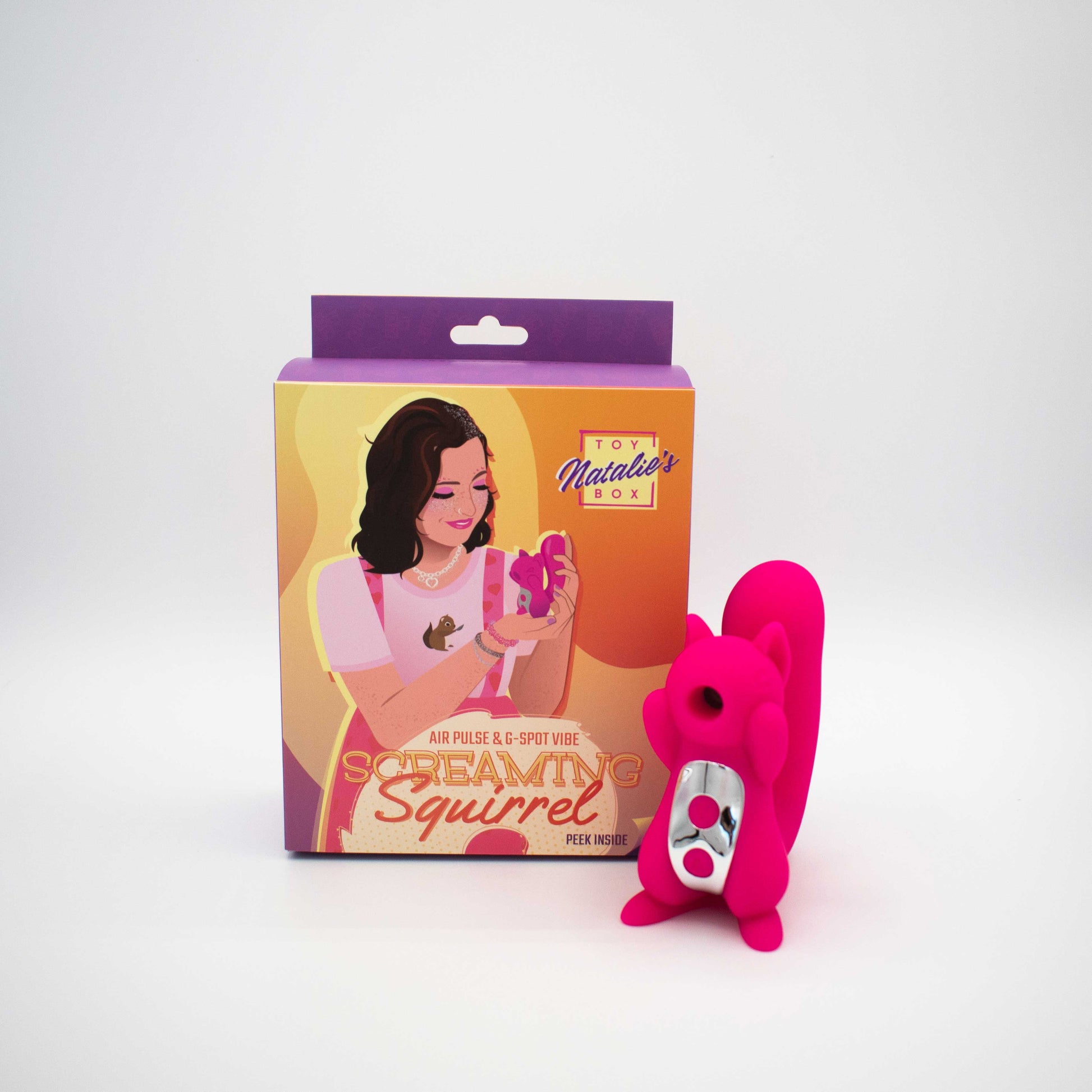 Screaming Squirrel Air Pulse and G-Spot Vibrator
