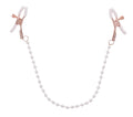 "Peaches N Creame Pearl Nipple Clamps - Pink SS09964"