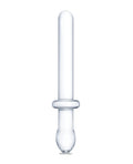 "9.25 Inch Classic Smooth Dual-Ended Dildo - Clear GLAS-166"