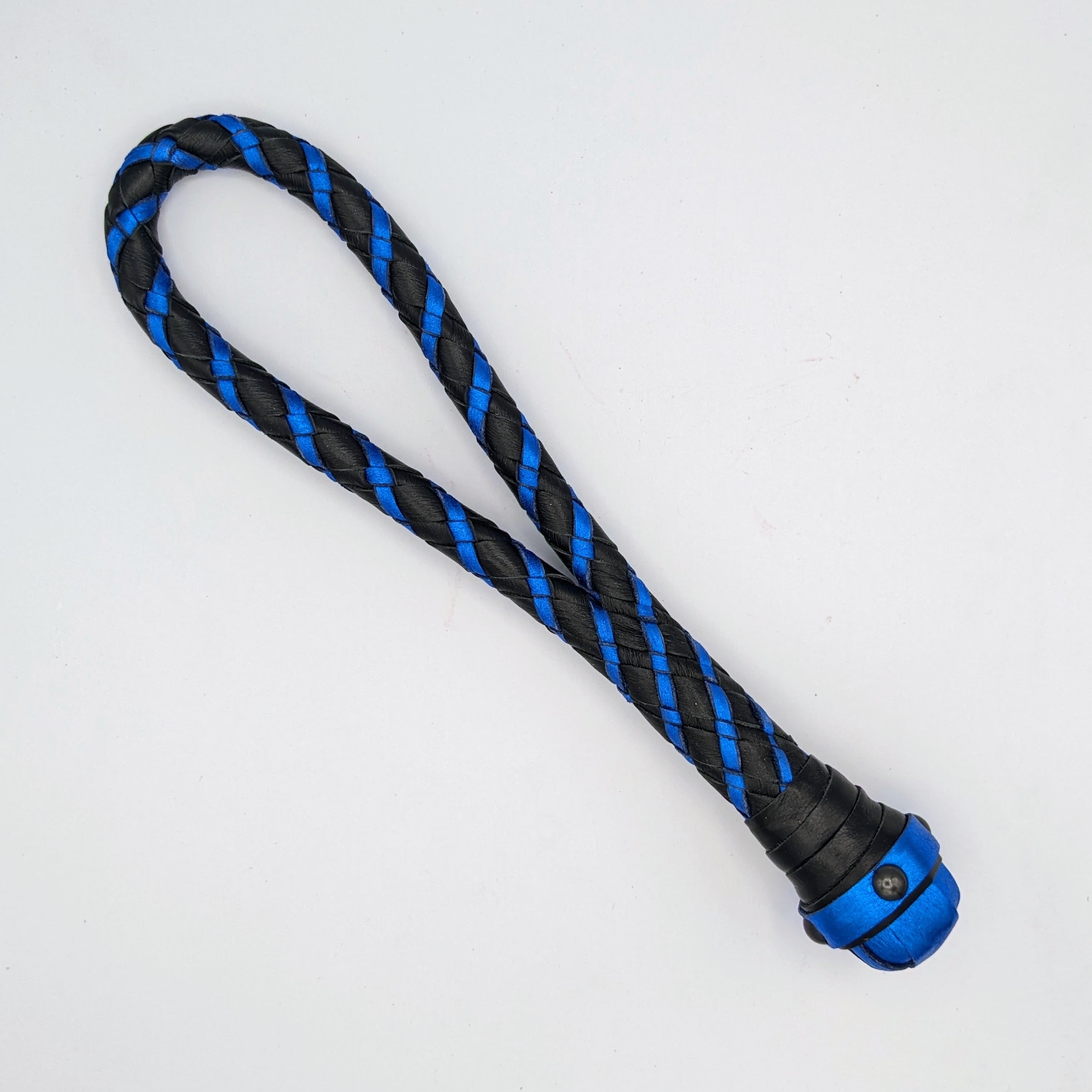 Braided Loop Cable Slapper  - Braided Leather paddle
