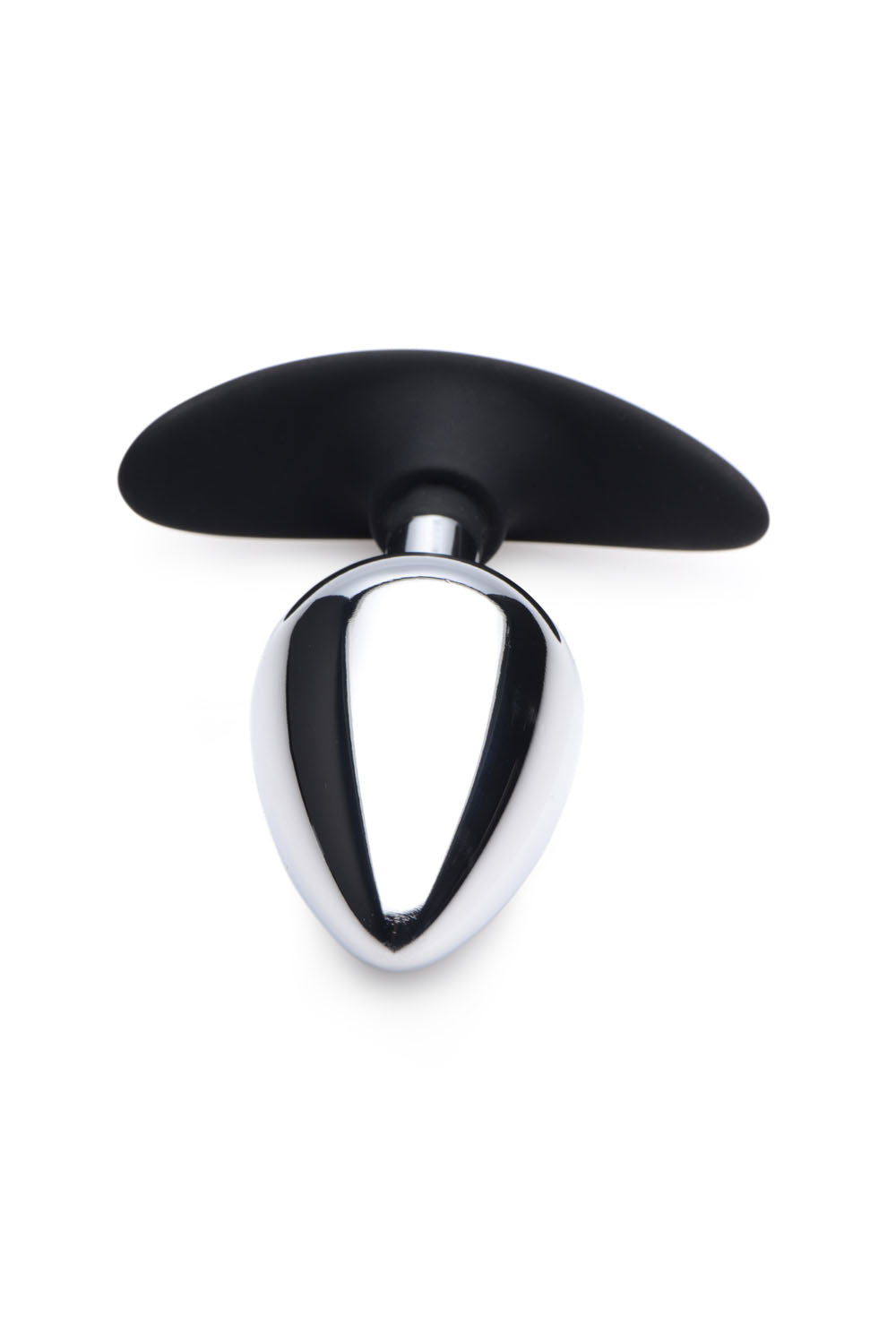 Dark Invader Metal and Silicone Anal Plug - Large
